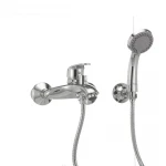 Смеситель для ванны Haiba Magic 009 с синей ручкой (HB0697)