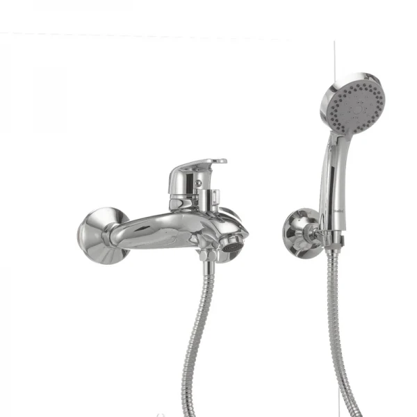 Смеситель для ванны Haiba Magic 009 с синей ручкой (HB0697)