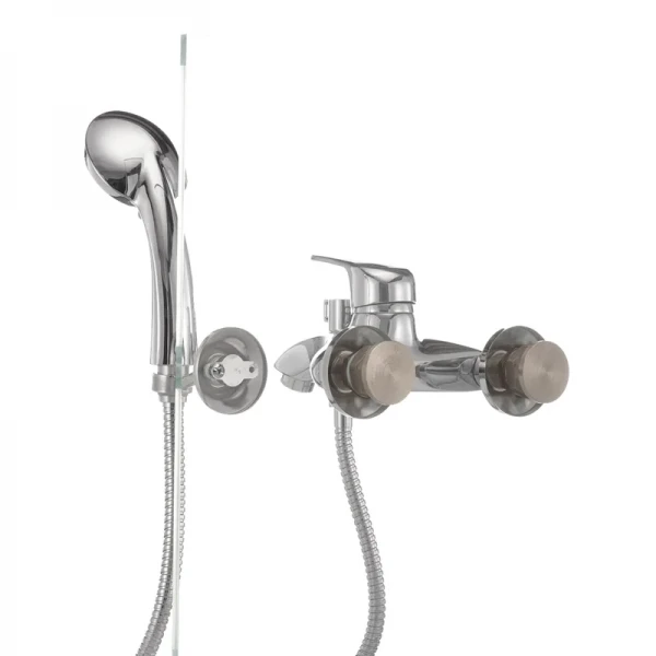 Смеситель для ванны Haiba Magic 009 с синей ручкой (HB0697)