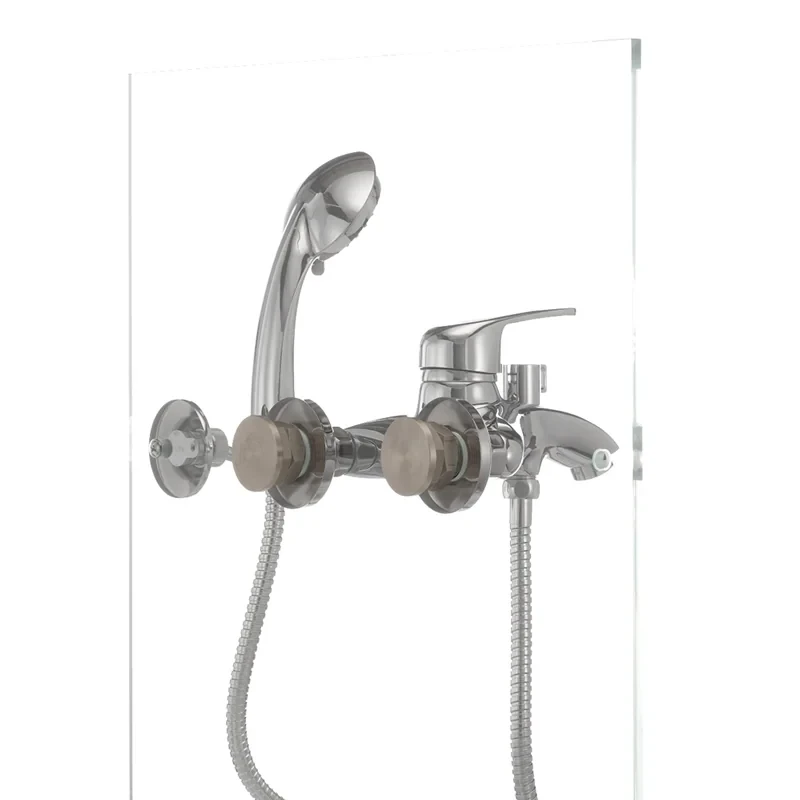 Змішувач для ванни Haiba Magic 009 з синьою ручкою (HB0697)