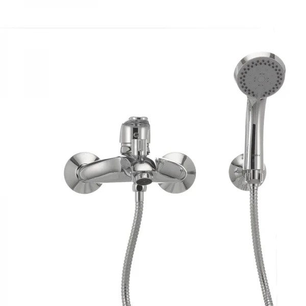 Смеситель для ванны Haiba Magic 009 с синей ручкой (HB0697)