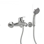 Смеситель для ванны Haiba Magic 009 с синей ручкой (HB0697)