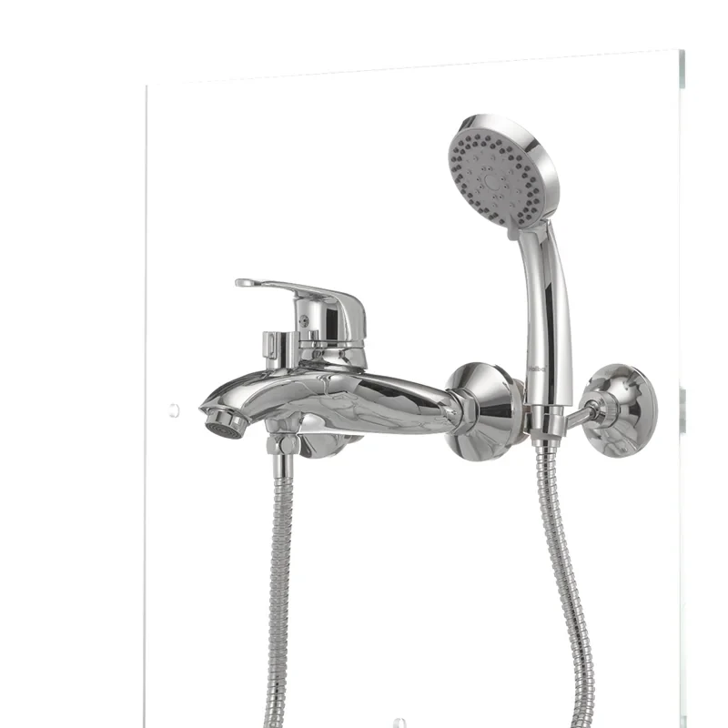 Змішувач для ванни Haiba Magic 009 з синьою ручкою (HB0697)