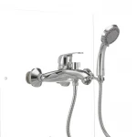 Смеситель для ванны Haiba Magic 009 с синей ручкой (HB0697)