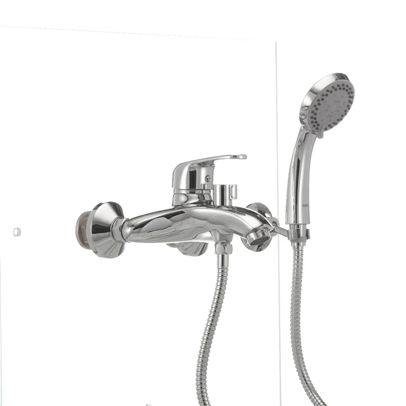 Змішувач для ванни Haiba Magic 009 з синьою ручкою (HB0697)