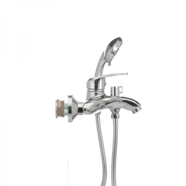 Смеситель для ванны Haiba Magic 009 с красной ручкой (HB0698)