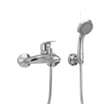 Смеситель для ванны Haiba Magic 009 с красной ручкой (HB0698)