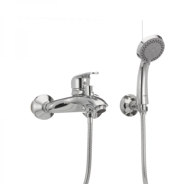 Смеситель для ванны Haiba Magic 009 с красной ручкой (HB0698)