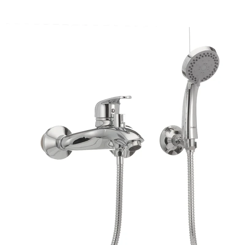 Змішувач для ванни Haiba Magic 009 з червоною ручкою (HB0698)