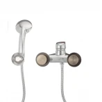 Змішувач для ванни Haiba Magic 009 з червоною ручкою (HB0698)