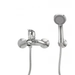 Смеситель для ванны Haiba Magic 009 с красной ручкой (HB0698)