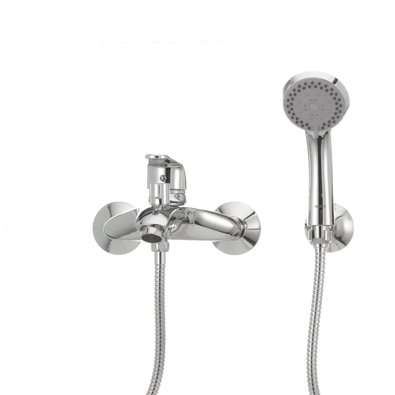 Змішувач для ванни Haiba Magic 009 з червоною ручкою (HB0698)