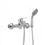 Смеситель для ванны Haiba Magic 009 с красной ручкой (HB0698)