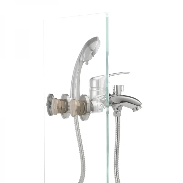 Смеситель для ванны Haiba Magic 009 с красной ручкой (HB0698)