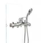 Смеситель для ванны Haiba Magic 009 с красной ручкой (HB0698)