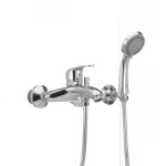 Смеситель для ванны Haiba Magic 009 с красной ручкой (HB0698)