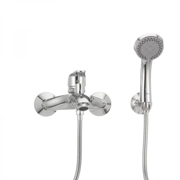 Смеситель для ванны Haiba Magic 009 с красной ручкой (HB0698)