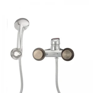 Змішувач для ванни Haiba Magic 009 з червоною ручкою (HB0698)