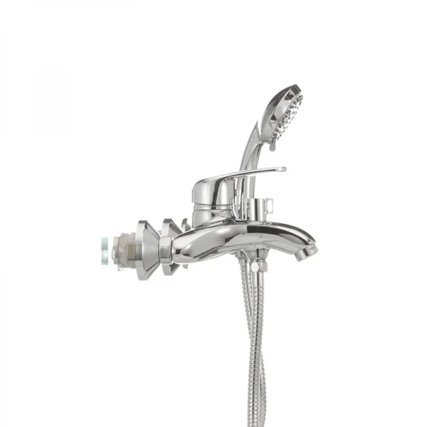 Смеситель для ванны Haiba Magic 009 с красной ручкой (HB0698)