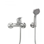 Смеситель для ванны Haiba Magic 009 с красной ручкой (HB0698)