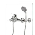 Смеситель для ванны Haiba Magic 009 с красной ручкой (HB0698)