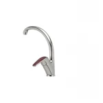 Смеситель для кухни Haiba Magic 011 с красной ручкой (HB0699)