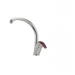 Смеситель для кухни Haiba Magic 011 с красной ручкой (HB0699)