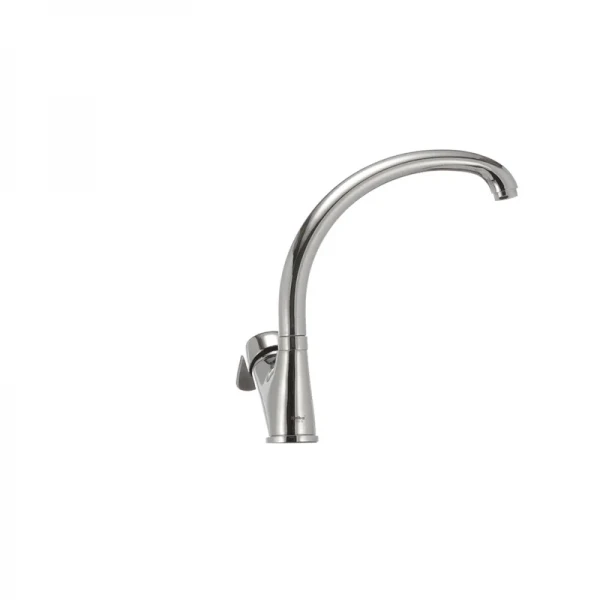 Смеситель для кухни Haiba Magic 011 с красной ручкой (HB0699)