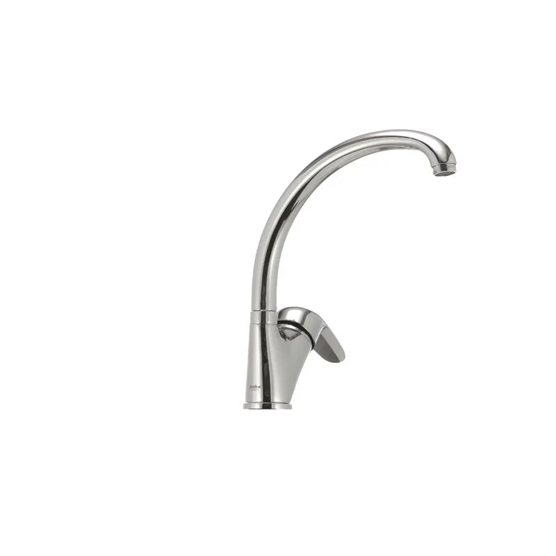 Смеситель для кухни Haiba Magic 011 с красной ручкой (HB0699)