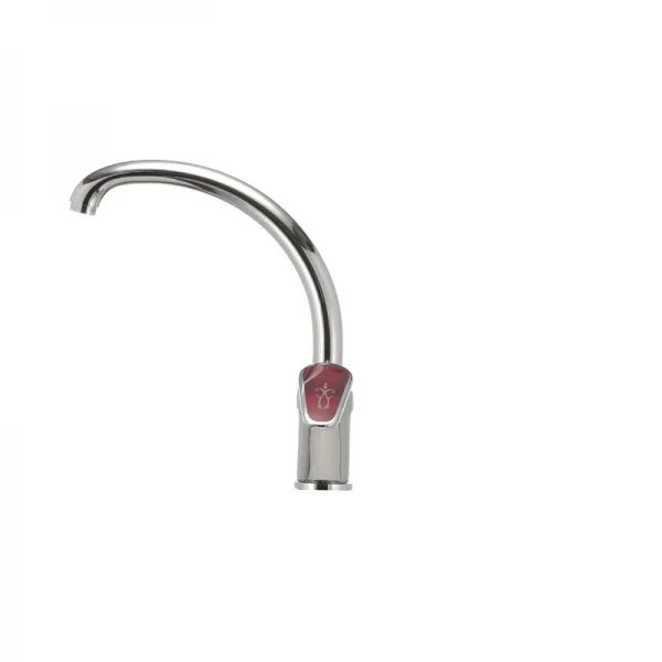 Смеситель для кухни Haiba Magic 011 с красной ручкой (HB0699)