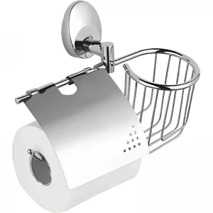 Бумагодержатель Haiba HB1603-1 с крышкой и корзиной (HB0739)