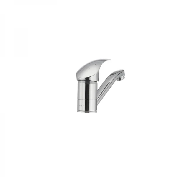 Змішувач для умивальника Haiba Fabio 004 латунний хромований з поворотним виливом 15 см (HB0772)