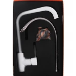 Смеситель для кухни Haiba Hans 011 белый (HB0818)