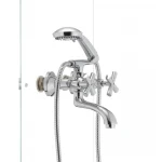 Смеситель для ванны Haiba Sentosa 009 (HB0837)