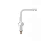 Смеситель для кухни Haiba Hans 021 с вых. для питьевой воды (белый) (HB0842)