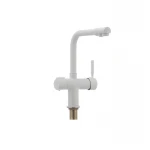 Смеситель для кухни Haiba Hans 021 с вых. для питьевой воды (белый) (HB0842)