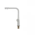 Смеситель для кухни Haiba Hans 021 с вых. для питьевой воды (белый) (HB0842)