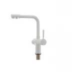 Смеситель для кухни Haiba Hans 021 с вых. для питьевой воды (белый) (HB0842)