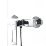 Змішувач для душу Haiba Enio 003 латунний хромований з душовим набором (HB0863)