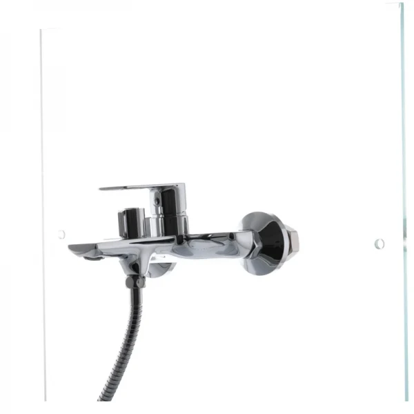 Змішувач для ванни Haiba Alex 009 латунний хромований з коротким литим виливом (HB0889)
