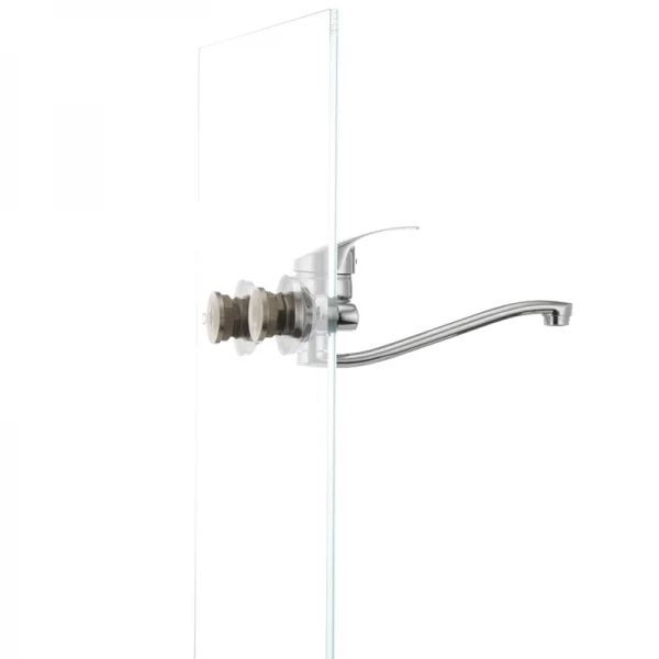 Змішувач для кухні Cron Fabio 005 хром настінний з поворотним виливом 250 мм (HB0904)