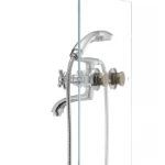 Змішувач для ванни Haiba Dominox 142 латунний хромований двохвентильний (HB0905)