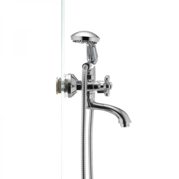 Змішувач для ванни Haiba Dominox 142 латунний хромований двохвентильний (HB0905)