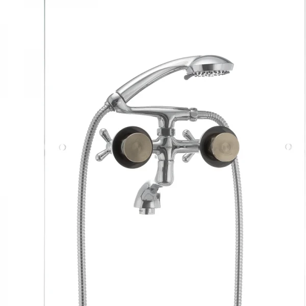 Змішувач для ванни Haiba Dominox 142 латунний хромований двохвентильний (HB0905)