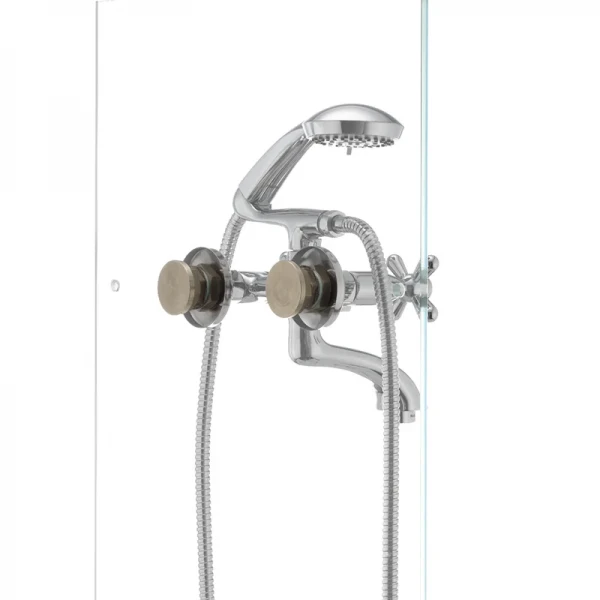 Змішувач для ванни Haiba Dominox 142 латунний хромований двохвентильний (HB0905)
