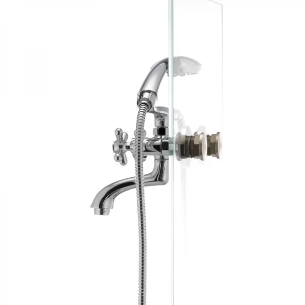 Змішувач для ванни Haiba Dominox 142 латунний хромований двохвентильний (HB0905)