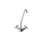 Смеситель для кухни Haiba Dominox 271 латунный хром, двухвентильный (HB0941)