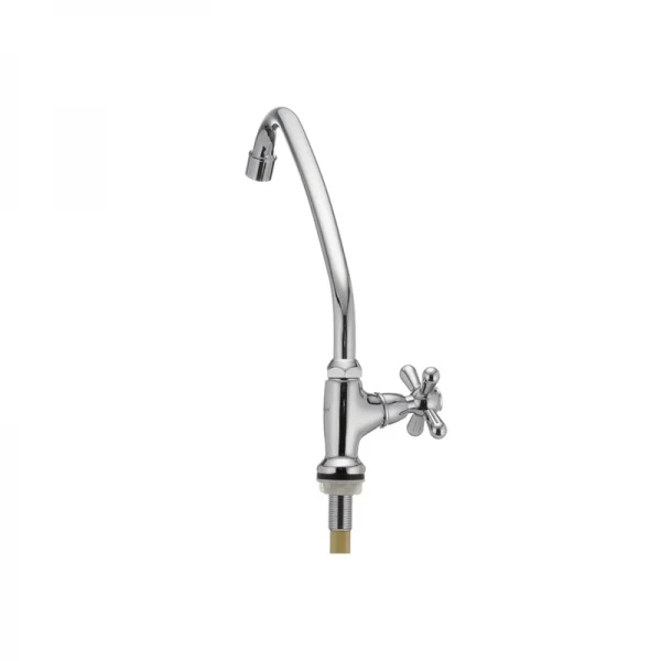 Монокран HB0946 Haiba Dominox Mono латунний хромований поворотний, без підведення (HB0946)