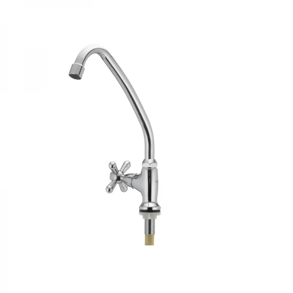 Монокран HB0946 Haiba Dominox Mono латунний хромований поворотний, без підведення (HB0946)