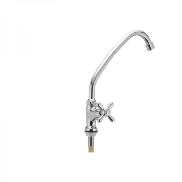 Монокран HB0946 Haiba Dominox Mono латунний хромований поворотний, без підведення (HB0946)